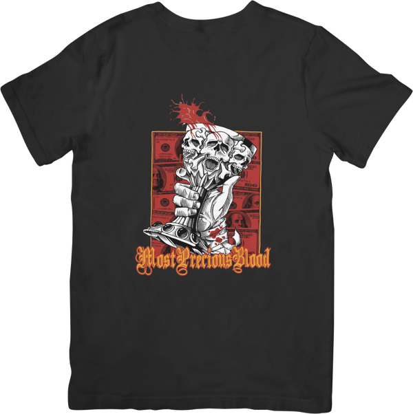 Bloodbath 8 Music Unisex Fit for Men & Women Quality Cotton T-Shirt Black
