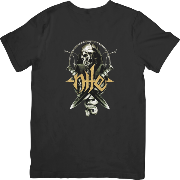 Nile 8 Music Unisex Fit for Men & Women Quality Cotton T-Shirt Black