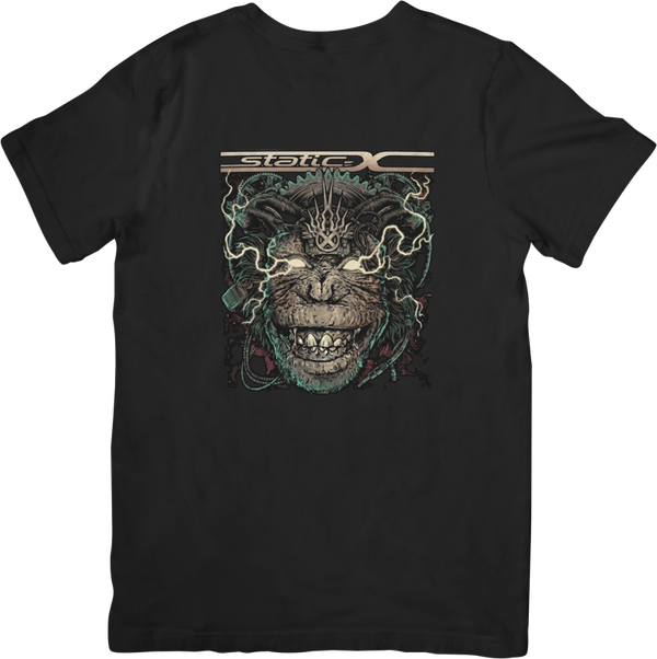 Static x 8 Music Unisex Fit for Men & Women Quality Cotton T-Shirt Black