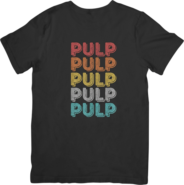 Pulp 8  Music Unisex Fit for Men & Women Quality Cotton T-Shirt Black