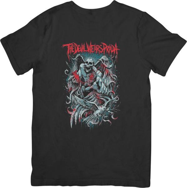 The Devil Wears Prada 8 Music Unisex Fit for Men & Women Quality Cotton T-Shirt Black