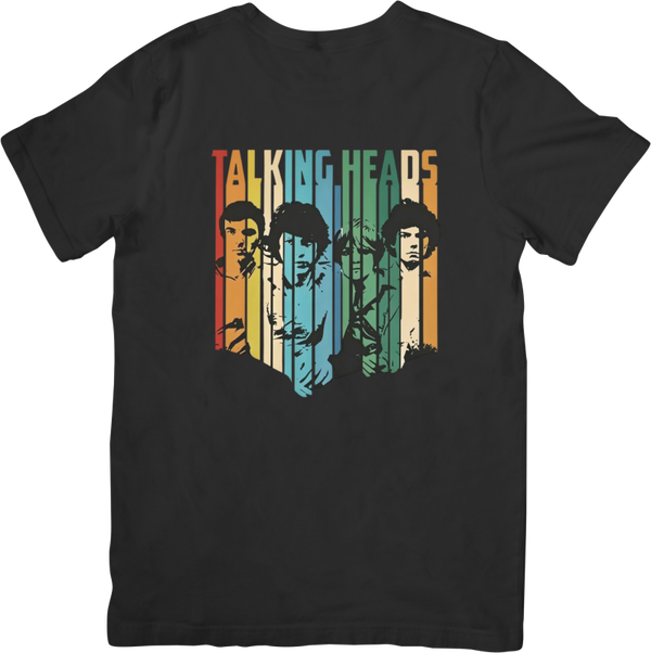 Talking Heads 8 Music Unisex Fit for Men & Women Quality Cotton T-Shirt Black