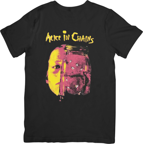 Alice in Chains 8 Music Unisex Fit for Men & Women Quality Cotton T-Shirt Black