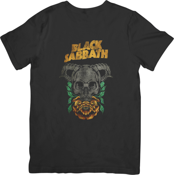 Black Sabbath 8 Music Unisex Fit for Men & Women Quality Cotton T-Shirt Black