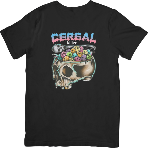 Skulls 8 Music Unisex Fit for Men & Women Quality Cotton T-Shirt Black