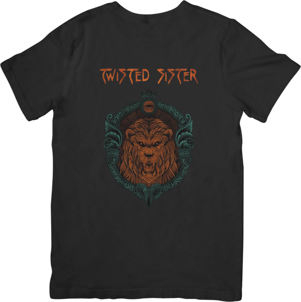 Twisted Sister 8 Music Unisex Fit for Men & Women Quality Cotton T-Shirt Black