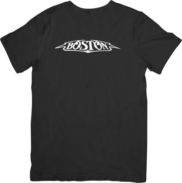 Boston 8 Music Unisex Fit for Men & Women Quality Cotton T-Shirt Black