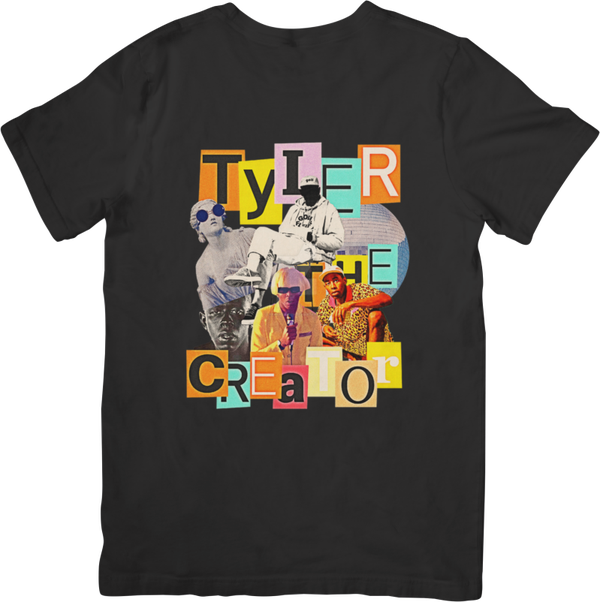 Tyler the Creator 8 Music Fit for Men & Women Quality Cotton T-Shirt Black