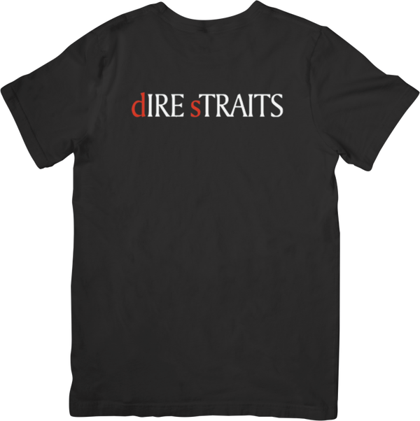Dire Straits 8 Music Unisex Fit for Men & Women Quality Cotton T-Shirt Black