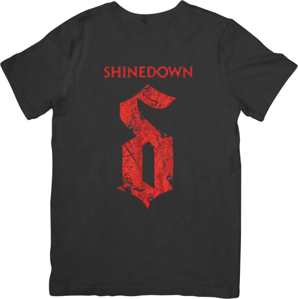 Shinedown 8 Music Unisex Fit for Men & Women Quality Cotton T-Shirt Black