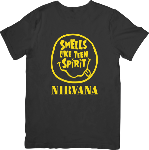 Nirvana 8 Music Unisex Fit for Men & Women Quality Cotton T-Shirt Black