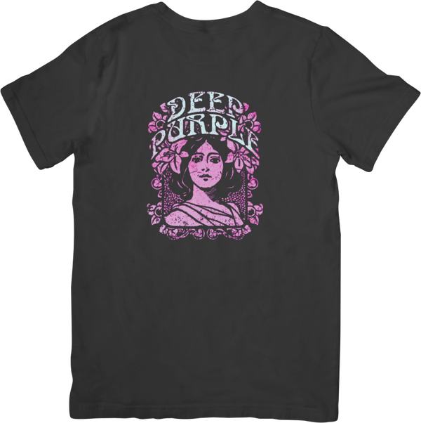 Deep Purple 8 Music Unisex Fit for Men & Women Quality Cotton T-Shirt Black
