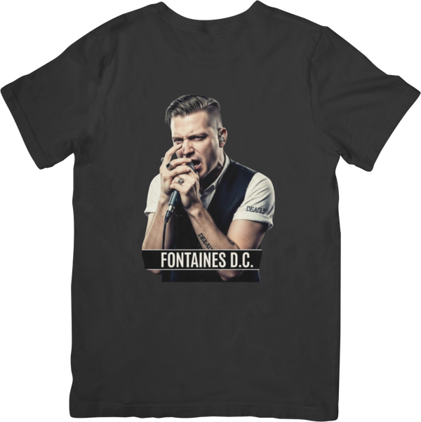 Fontaines DC 7 Music Unisex Fit for Men & Women Quality Cotton T-Shirt Black