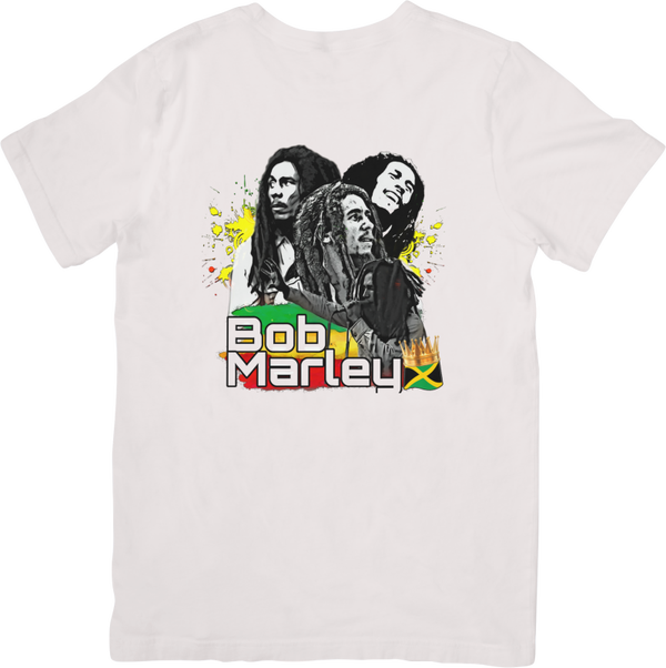 Bob Marley 8  Music Unisex Fit for Men & Women Quality Cotton T-Shirt Black