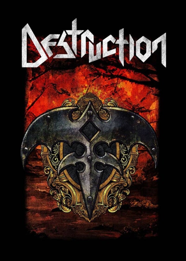 Destruction 1  Music Print  Concert Wall Art Memorabilia gift A5,A4,A3