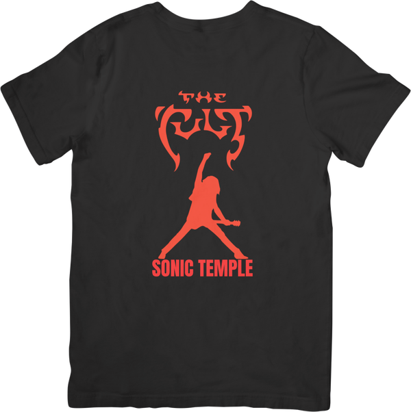 The Cult 9 Music Unisex Fit for Men & Women Quality Cotton T-Shirt Black