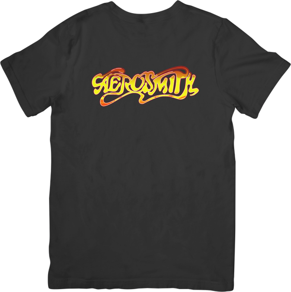 Aerosmith 9  Music Unisex Fit for Men & Women Quality Cotton T-Shirt Black