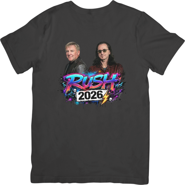 Rush 9 Music Unisex Fit for Men & Women Quality Cotton T-Shirt Black
