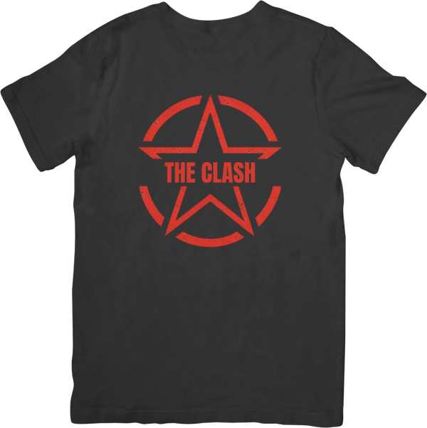 The Clash 9 Music Unisex Fit for Men & Women Quality Cotton T-Shirt Black