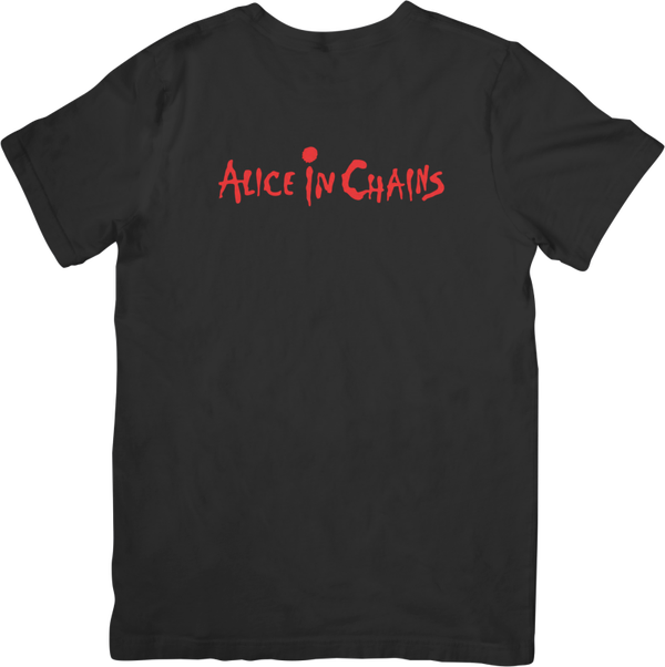 Alice in Chains 9 Music Unisex Fit for Men & Women Quality Cotton T-Shirt Black