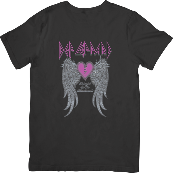 Def Leppard 9 Music Unisex Fit for Men & Women Quality Cotton T-Shirt Black