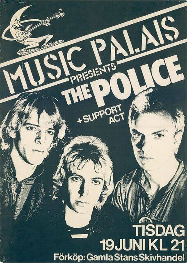 The Police 9 Music Print  Concert Wall Art Memorabilia gift A5,A4,A3