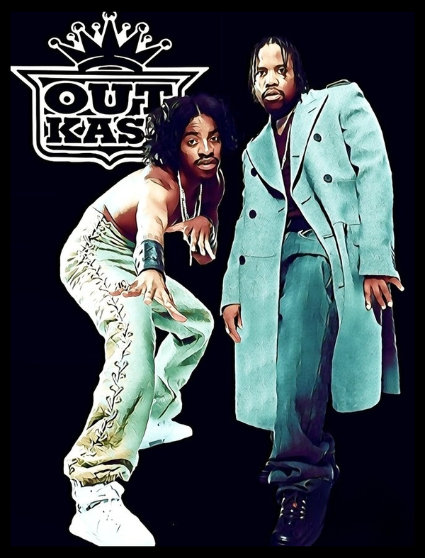 Outkast 3 Music Print  Concert Wall Art Memorabilia gift A5,A4,A3