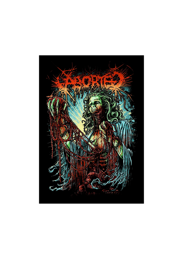 Aborted 3 Music Print  Concert Wall Art Memorabilia gift A5,A4,A3