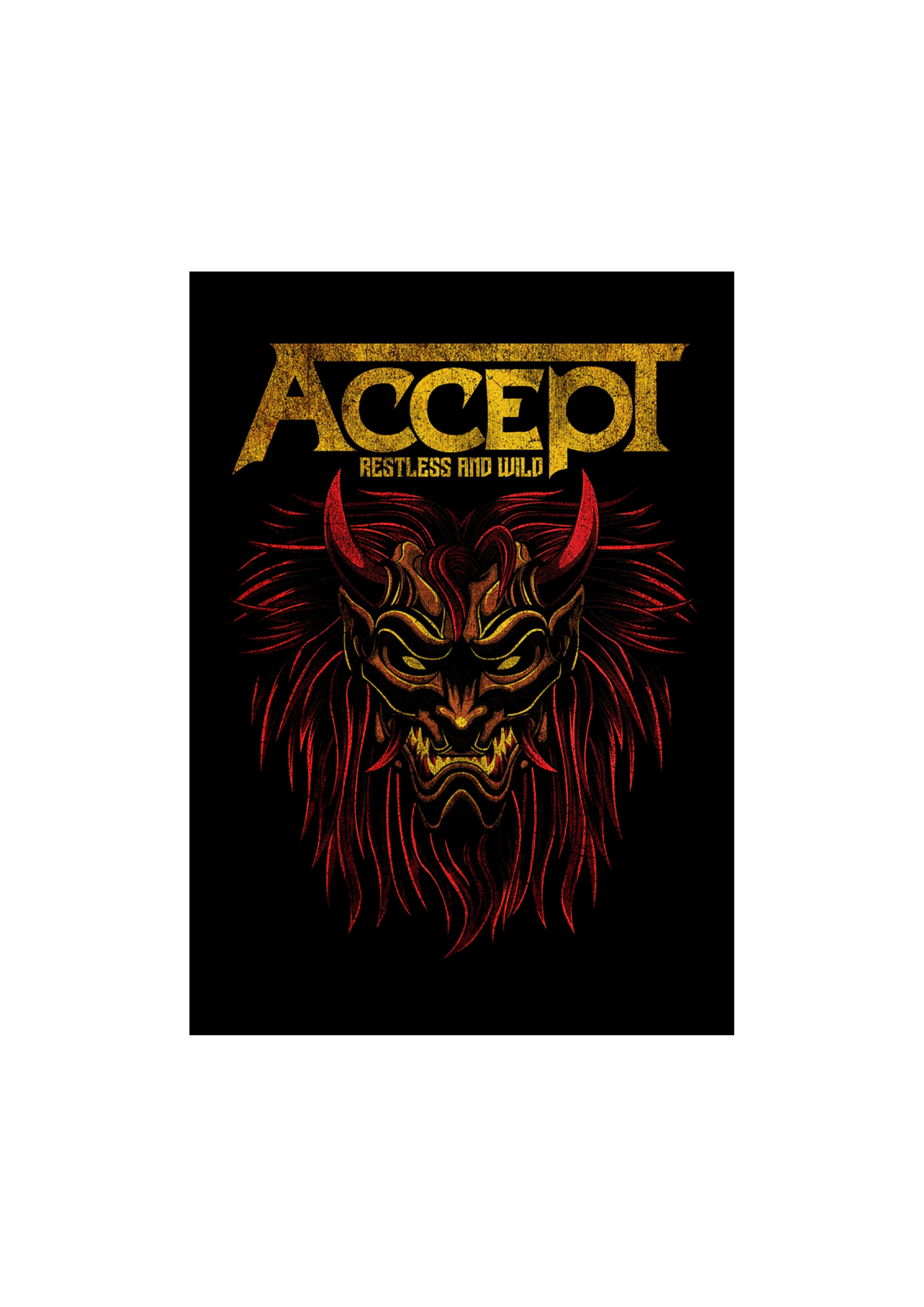 Accept 5 Music Print  Concert Wall Art Memorabilia gift A5,A4,A3