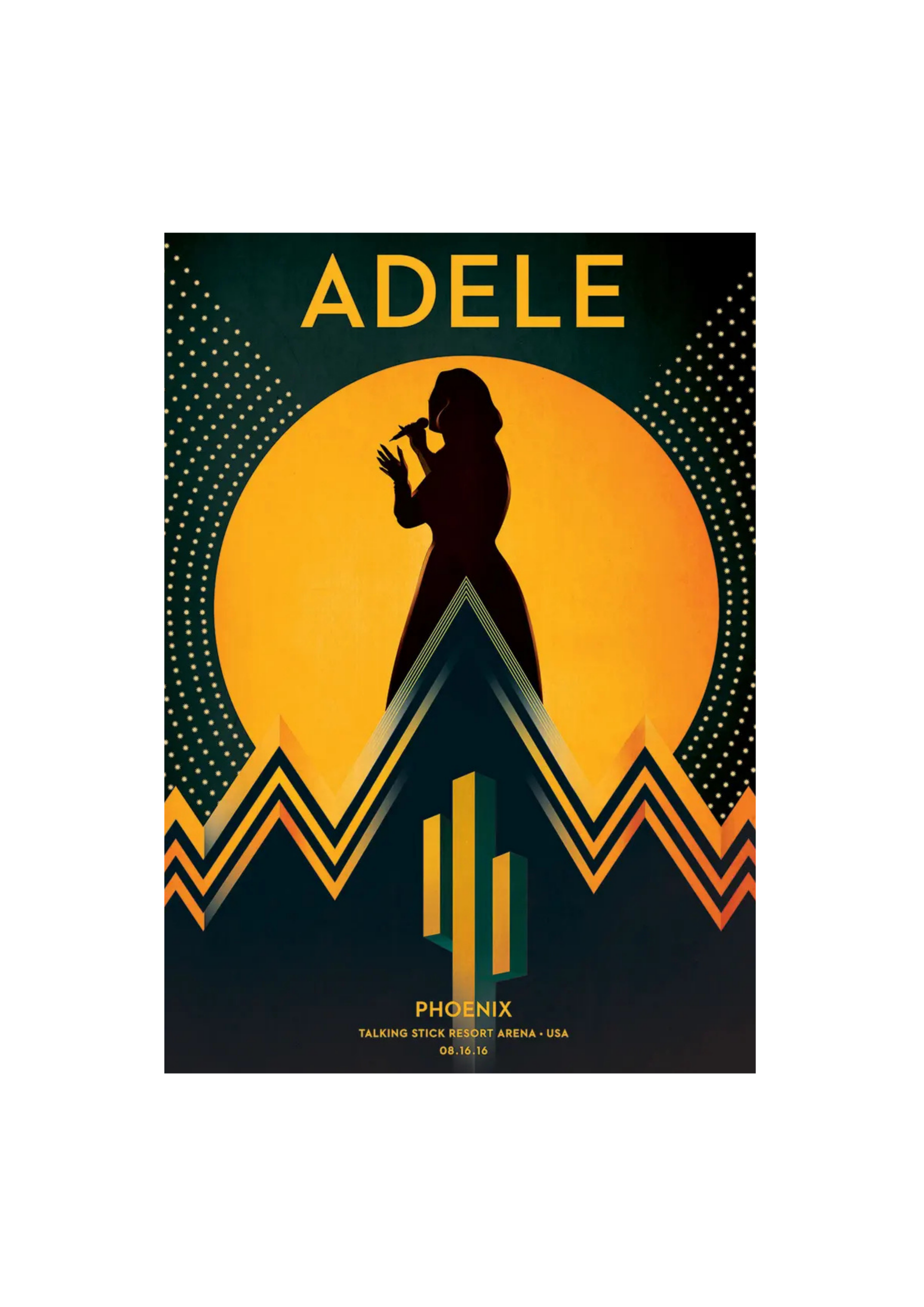 Adele 12 Music Print  Concert Wall Art Memorabilia gift A5,A4,A3