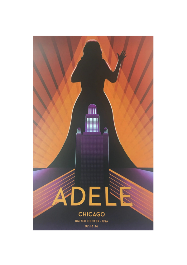 Adele 14 Music Print  Concert Wall Art Memorabilia gift A5,A4,A3