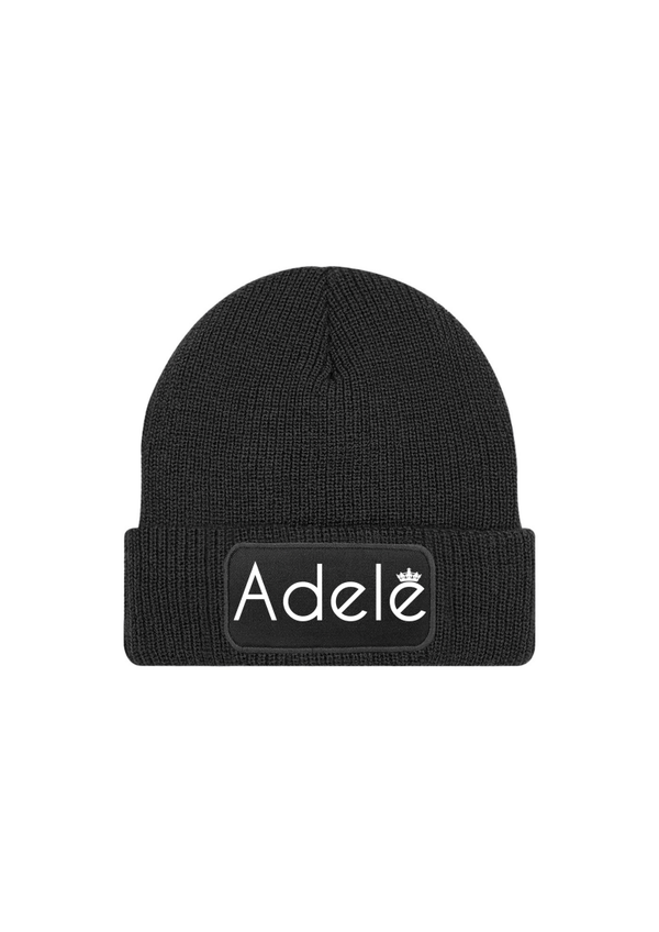 Adele logo Beanie Hat Music Unisex Black/Gray One Size
