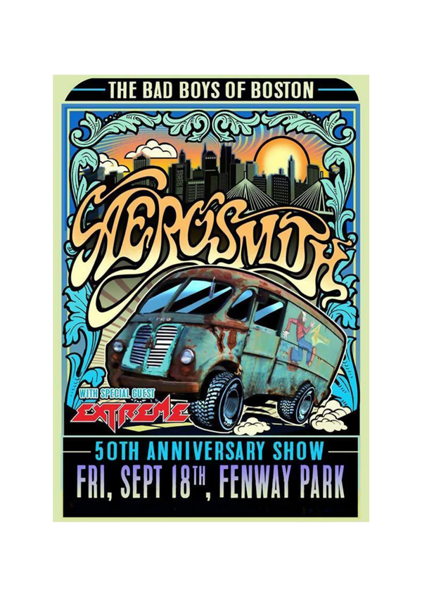 Aerosmith 13 Music Print  Concert Wall Art Memorabilia gift A5,A4,A3