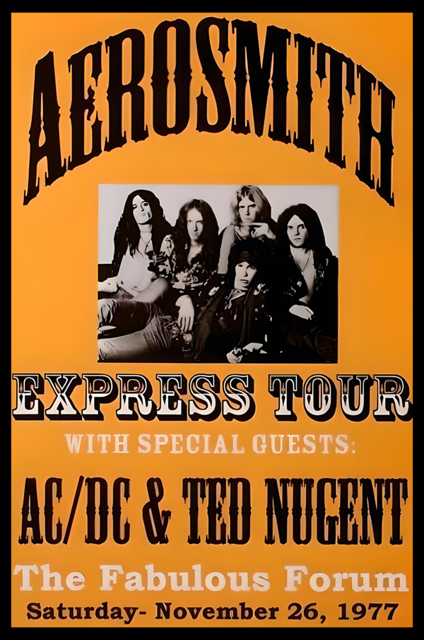 Aerosmith 3 Music Print  Concert Wall Art Memorabilia gift A5,A4,A3