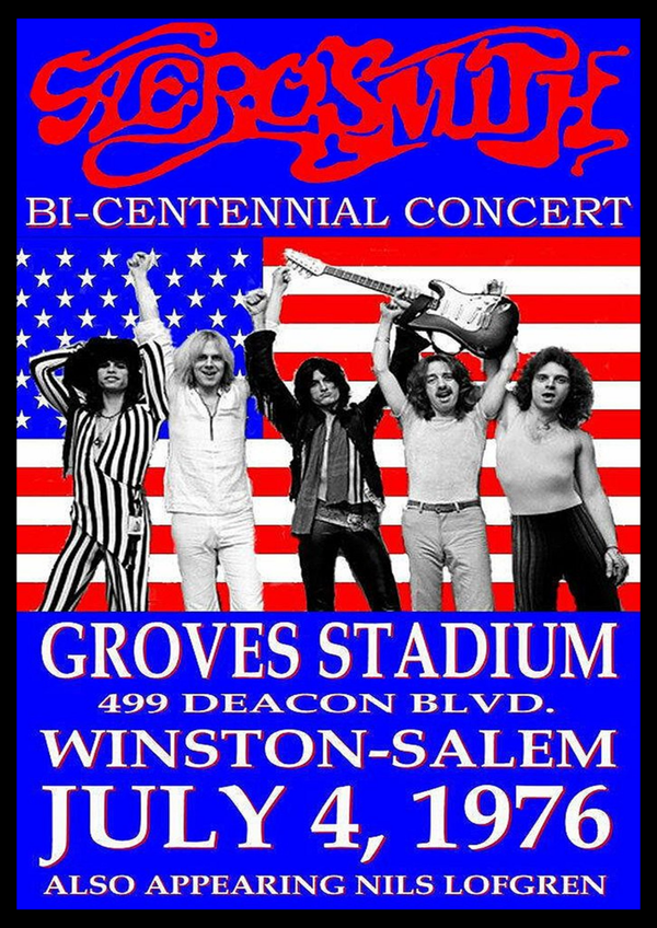 Aerosmith 4 Music Print  Concert Wall Art Memorabilia gift A5,A4,A3