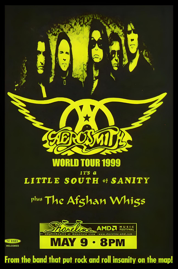Aerosmith 6 Music Print  Concert Wall Art Memorabilia gift A5,A4,A3