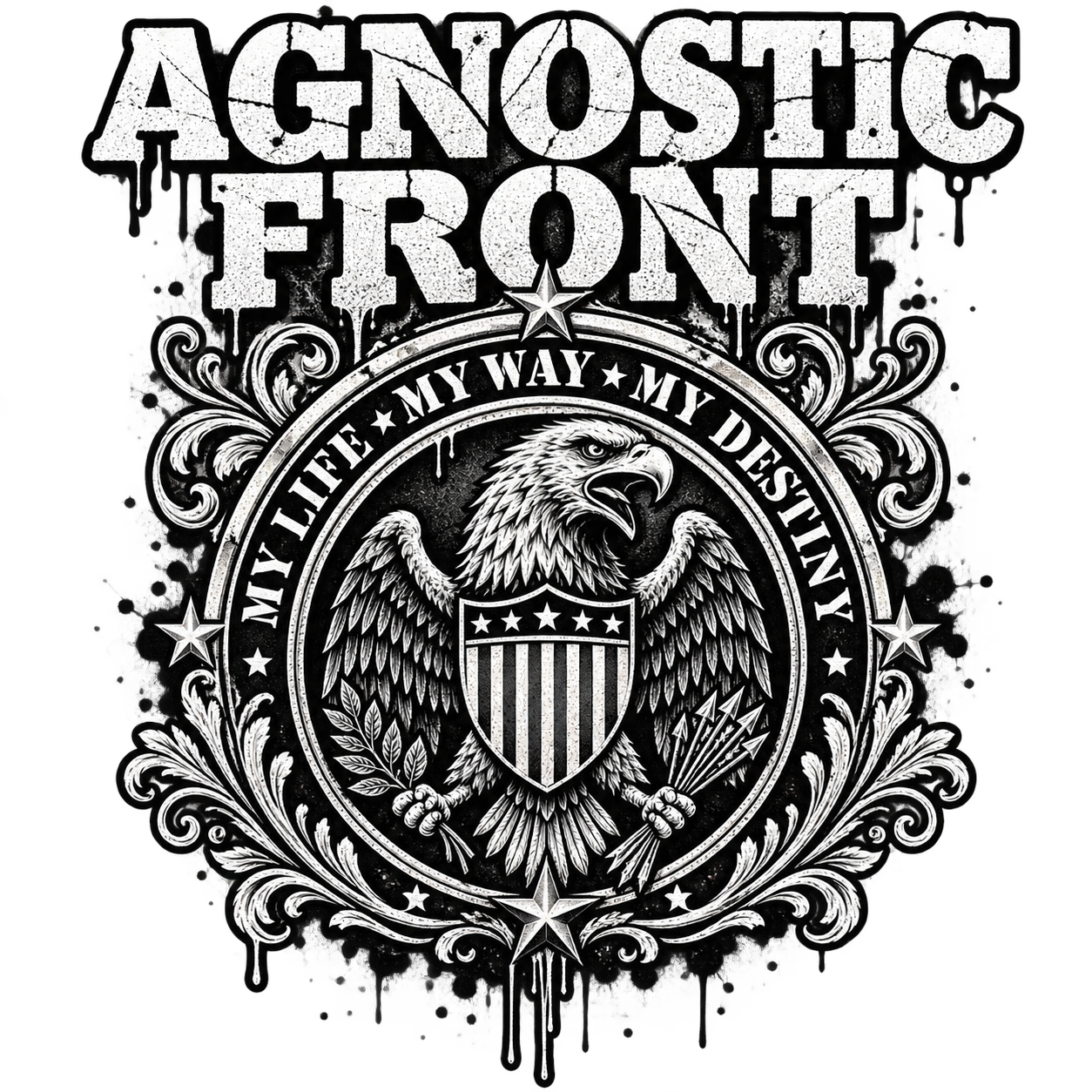 AGNOSTIC FRONT 2 Sublimation  Digital Download