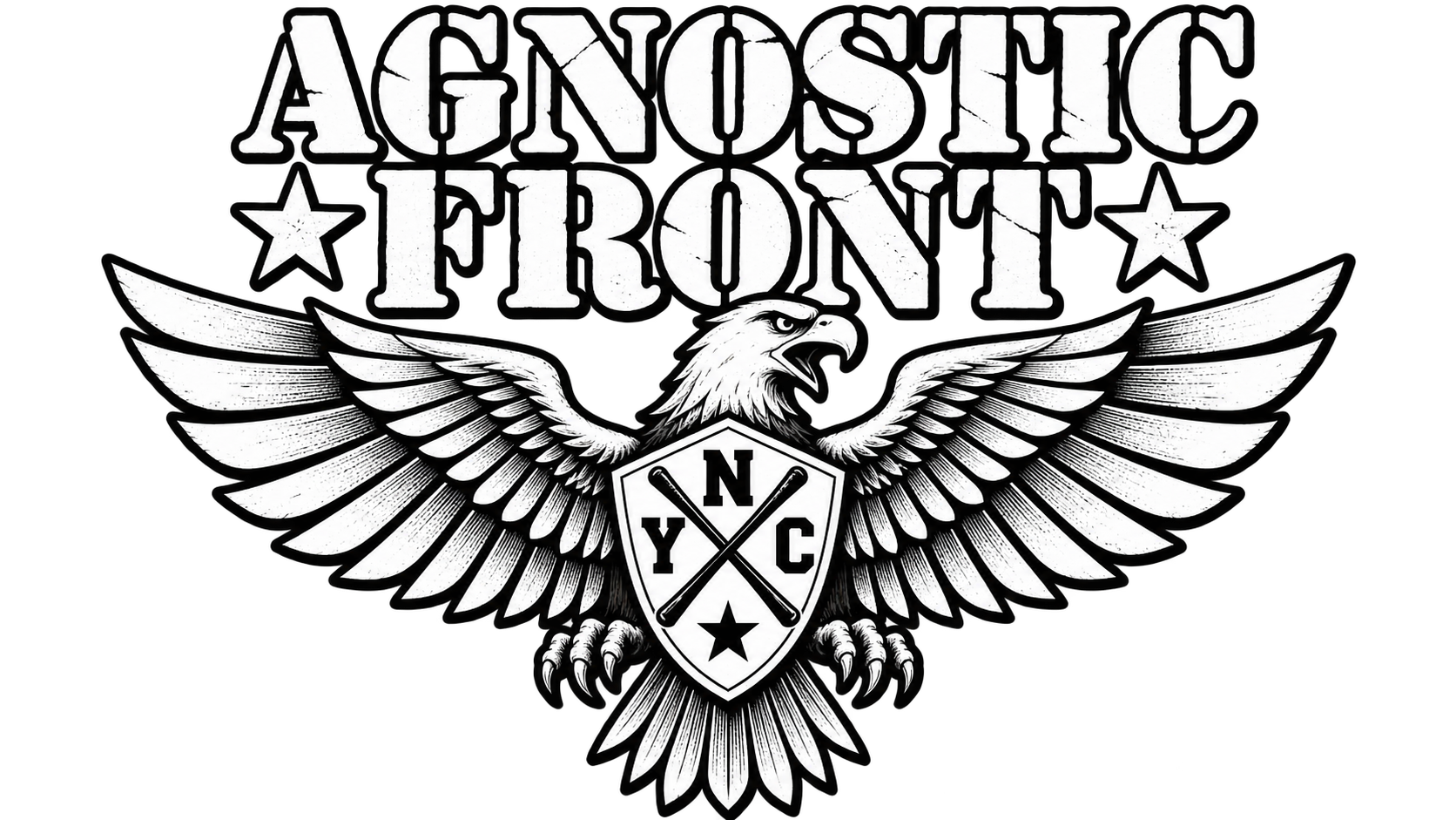 AGNOSTIC FRONT 3 Sublimation  Digital Download