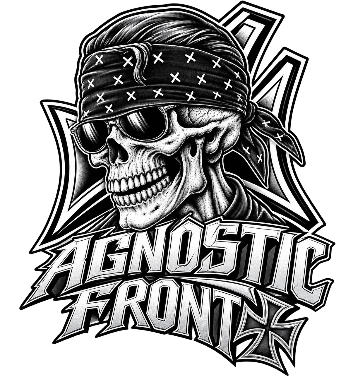 AGNOSTIC FRONT 5 Sublimation  Digital Download