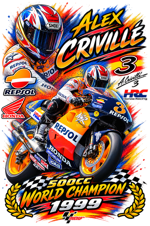 ALEX CRIVILLE MOTO GP LEGENDS Instant Digital Download