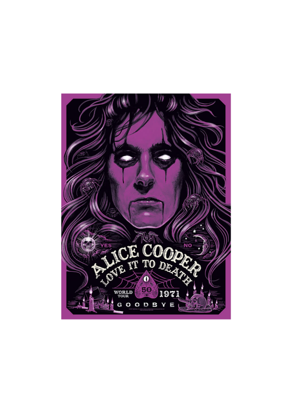 Alice Cooper 6  Music Print  Concert Wall Art Memorabilia gift A5,A4,A3