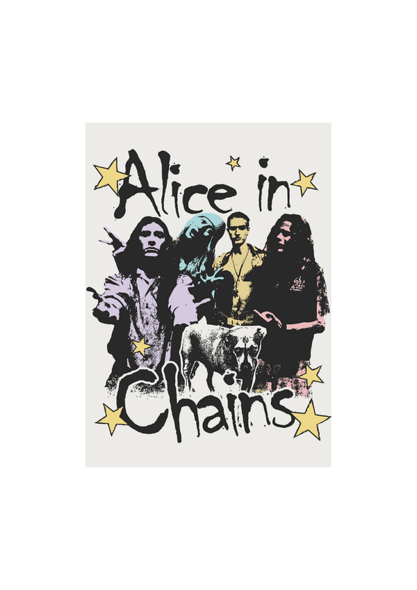 Alice in Chains 20 Music Print  Concert Wall Art Memorabilia gift A5,A4,A3