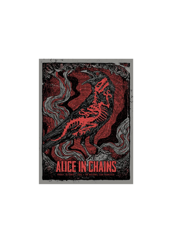 Alice in Chains 22 Music Print  Concert Wall Art Memorabilia gift A5,A4,A3