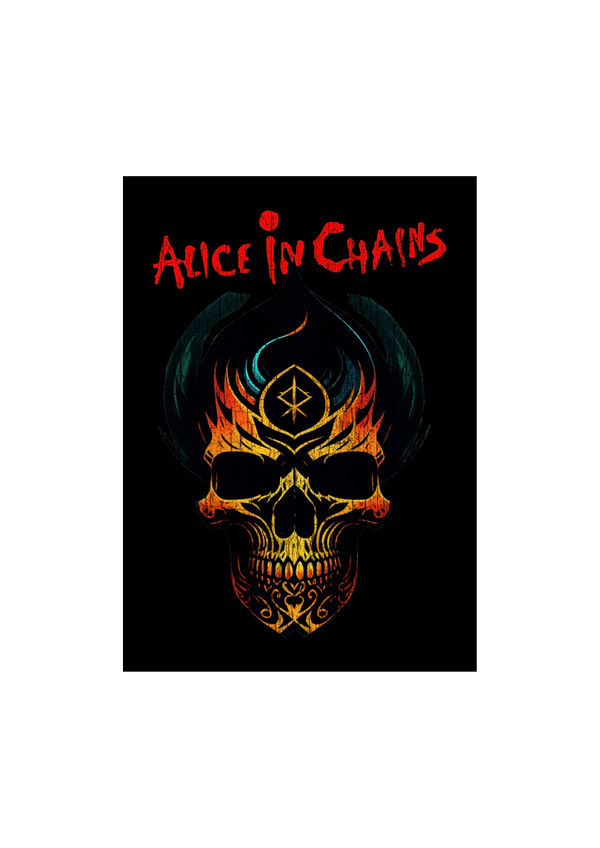 Alice in Chains 25 Music Print  Concert Wall Art Memorabilia gift A5,A4,A3
