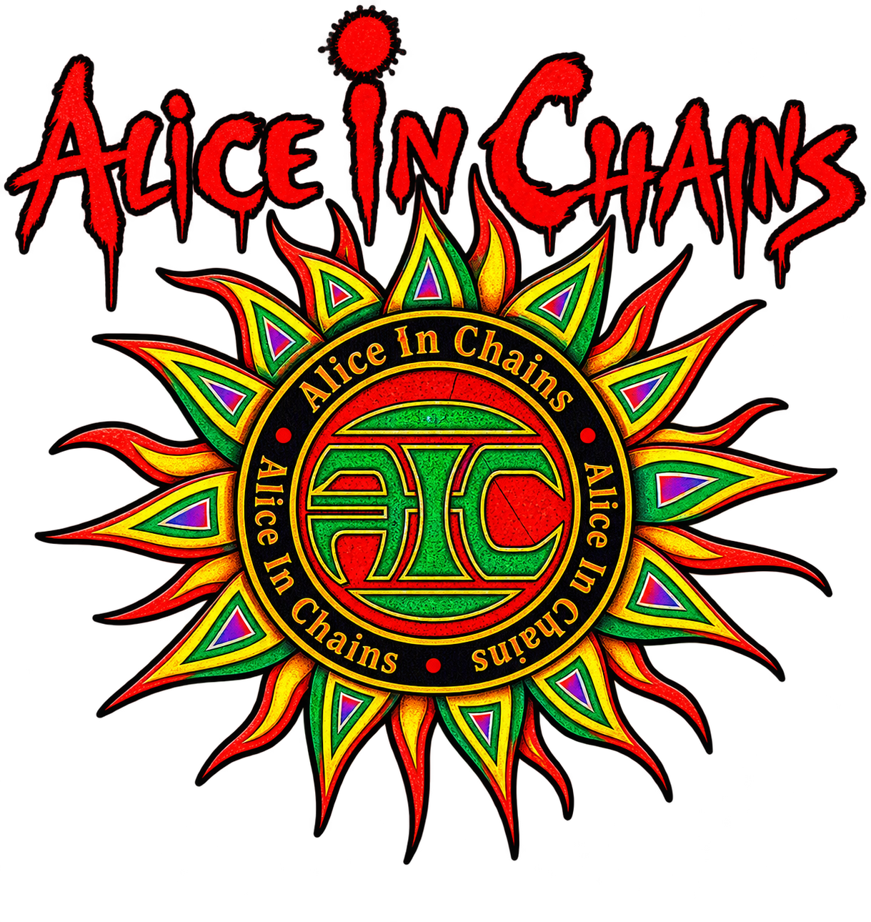 ALICE IN CHAINS 4 Sublimation  Digital Download