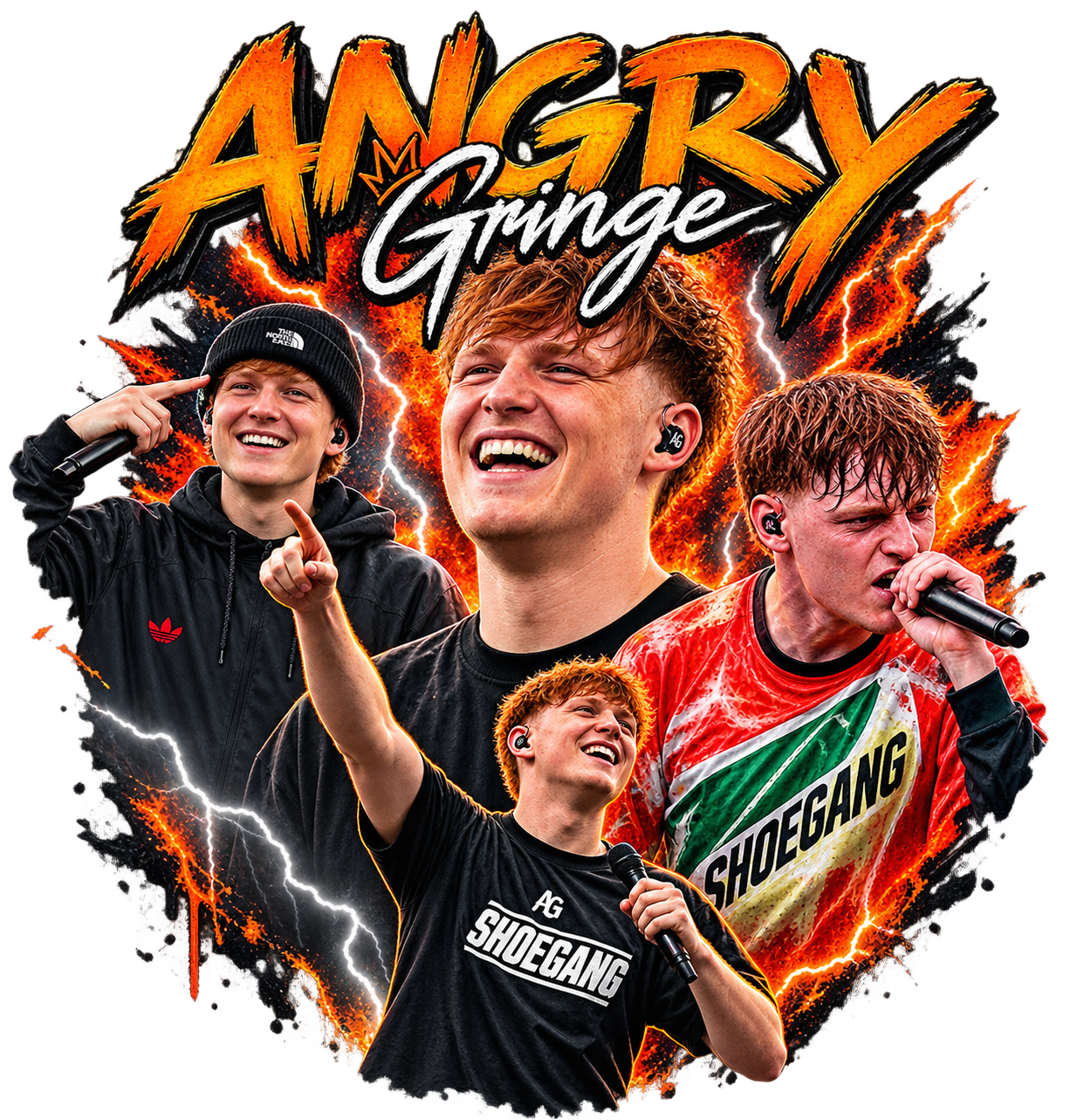 ANGRY GRINGE 2 FILES Sublimation  Digital Download