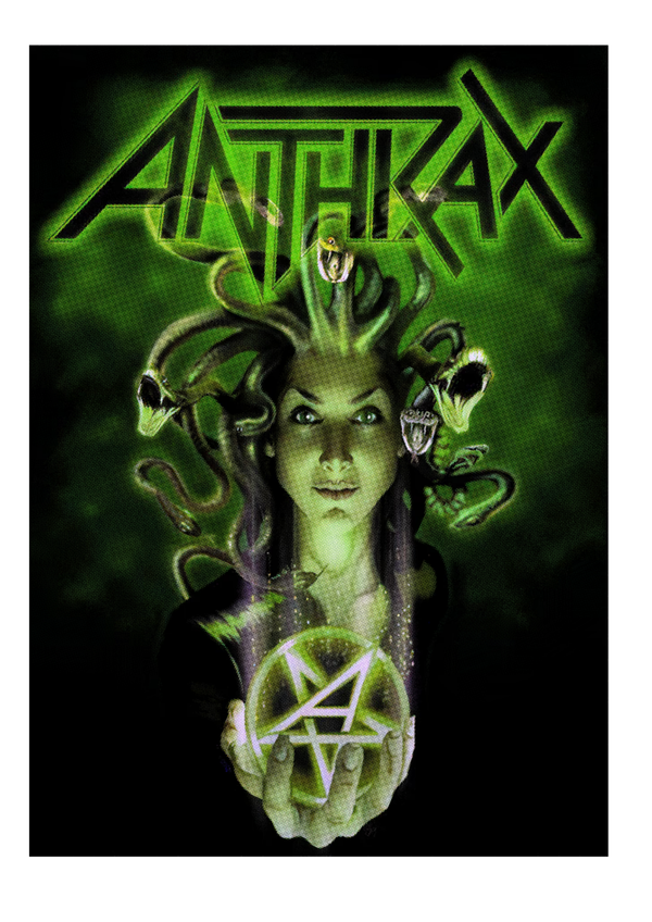 Anthrax 1 Music Print  Concert Wall Art Memorabilia gift A5,A4,A3