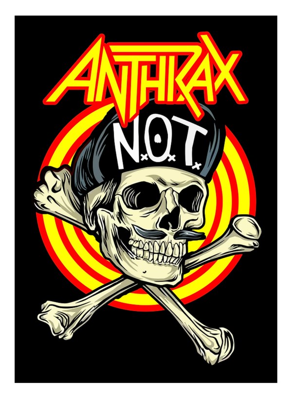 Anthrax 3 Music Print  Concert Wall Art Memorabilia gift A5,A4,A3