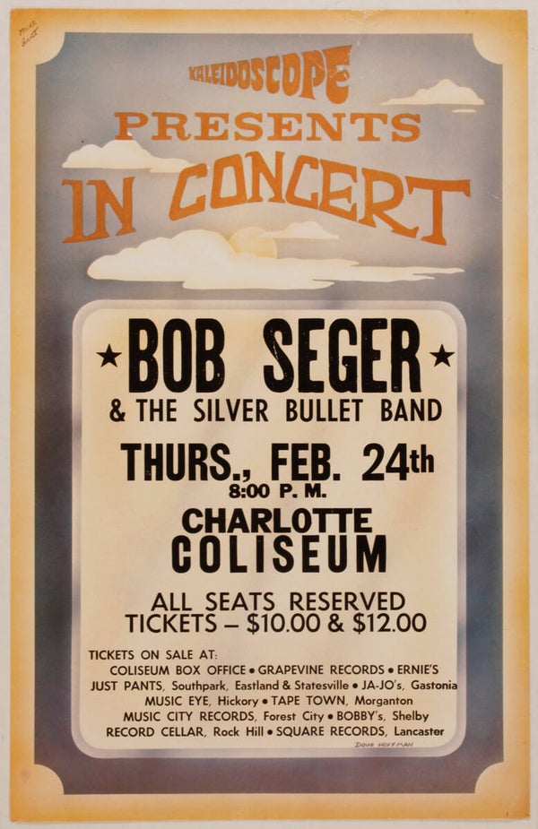 Bob Seger 1 Music Print  Concert Wall Art Memorabilia gift A5,A4,A3