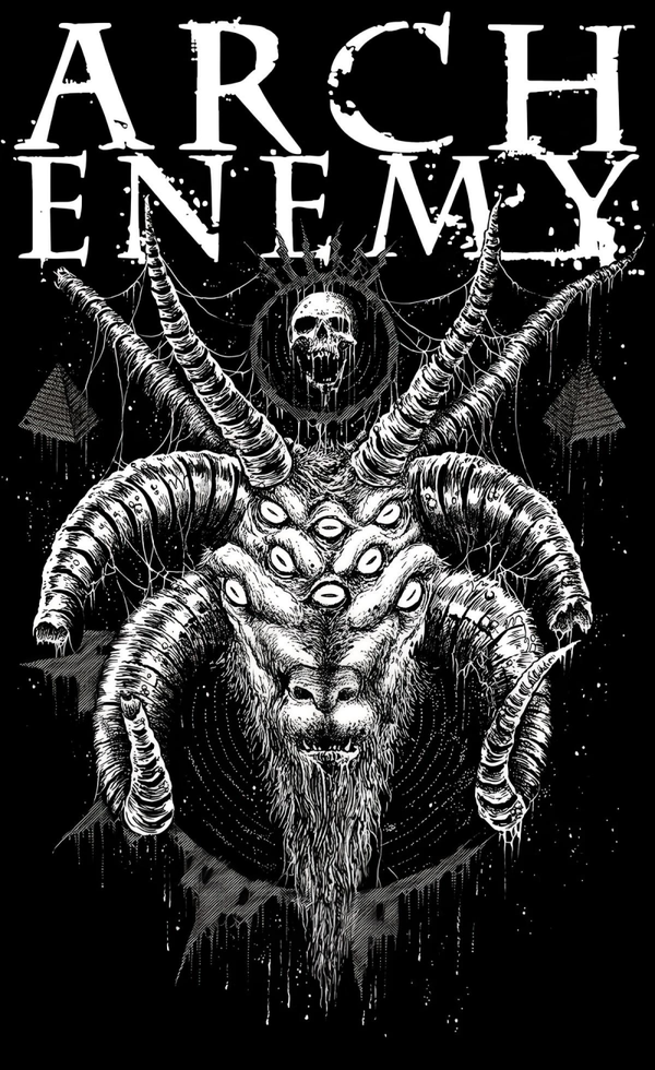 Arch Enemy 1 Music Print  Concert Wall Art Memorabilia gift A5,A4,A3